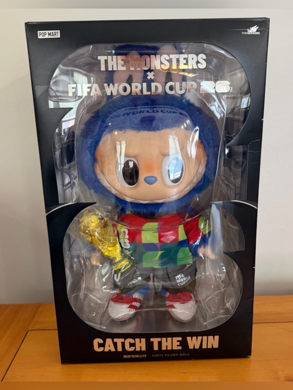 Pop Mart Labubu x FIFA World Cup 26 Catch The Win The Monsters Large Plush - Picture 2 of 6